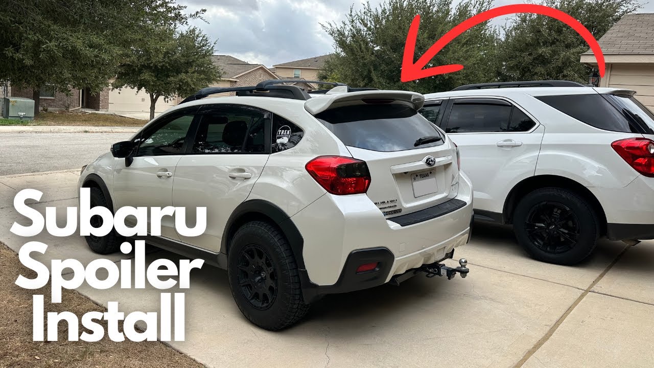 Subaru Spoiler Install! | Crosstrek 13'-17'/Impreza Hatchback 12'-16'