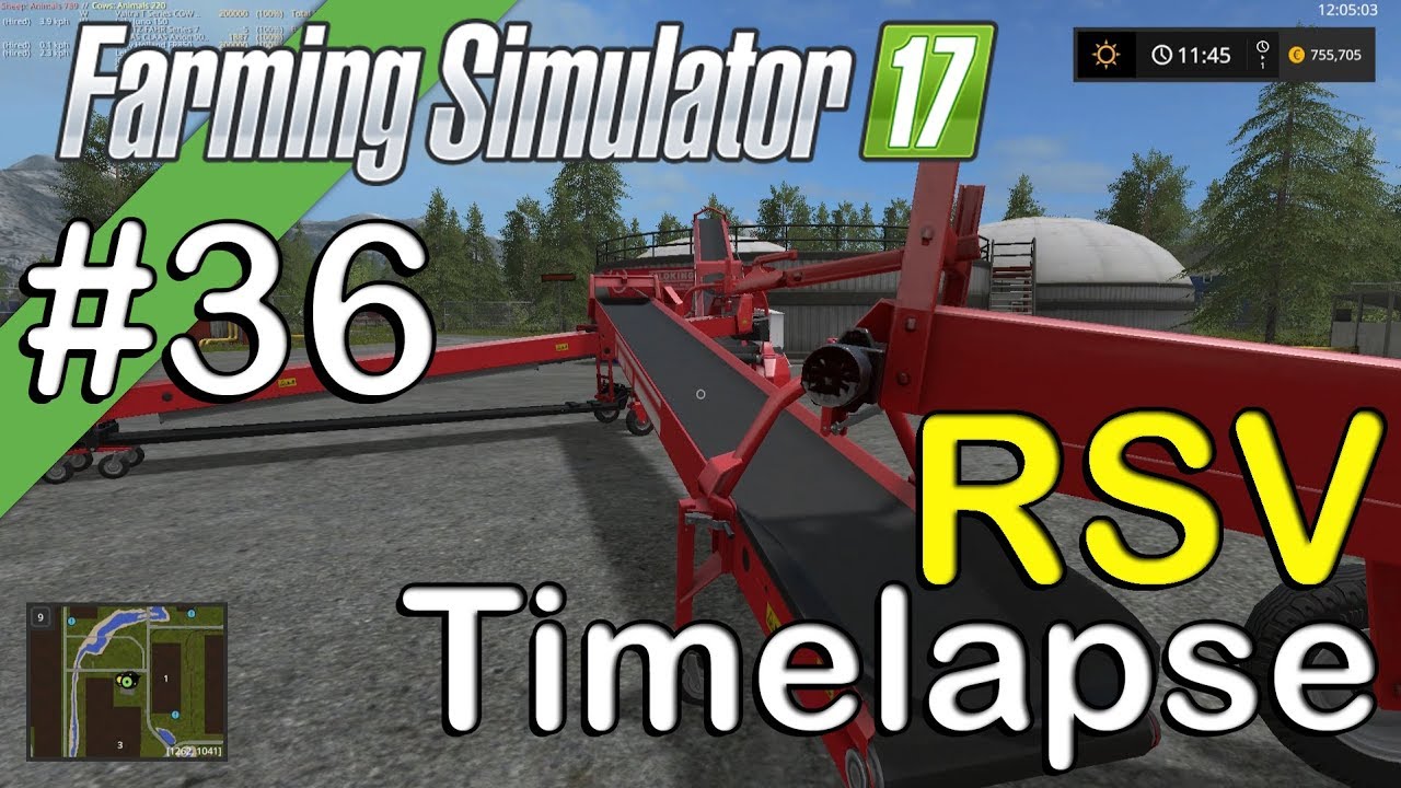 Farming Sim 17 - RSV - Timelapse #36 - The Belt System