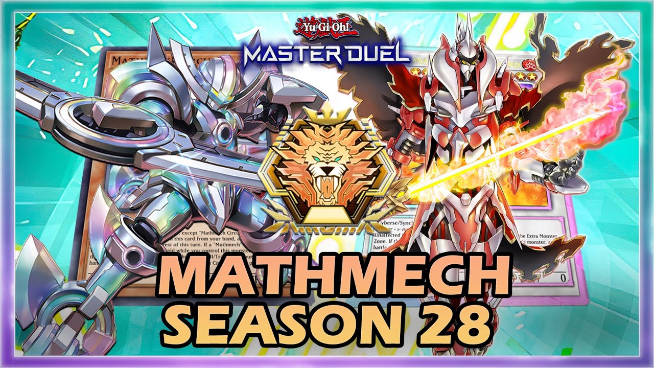 REACHING MASTER RANK WITH MATHMECH ON DAY 1 OF SEASON 28 IN YUGIOH MASTER DUEL