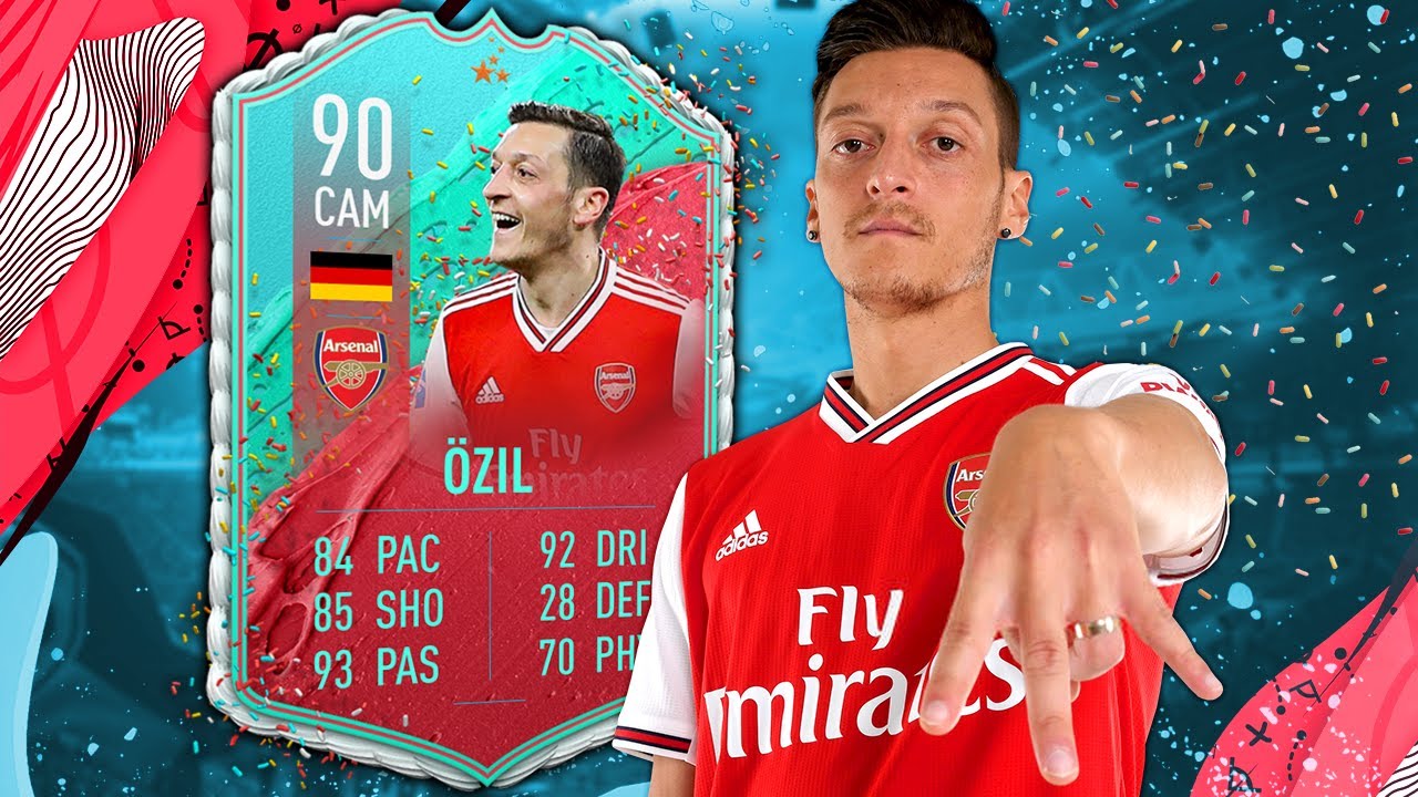 FIFA 20 FUT Birthday Ozil Review | 90 5* Weak Foot Mesut Ozil SBC Player Review
