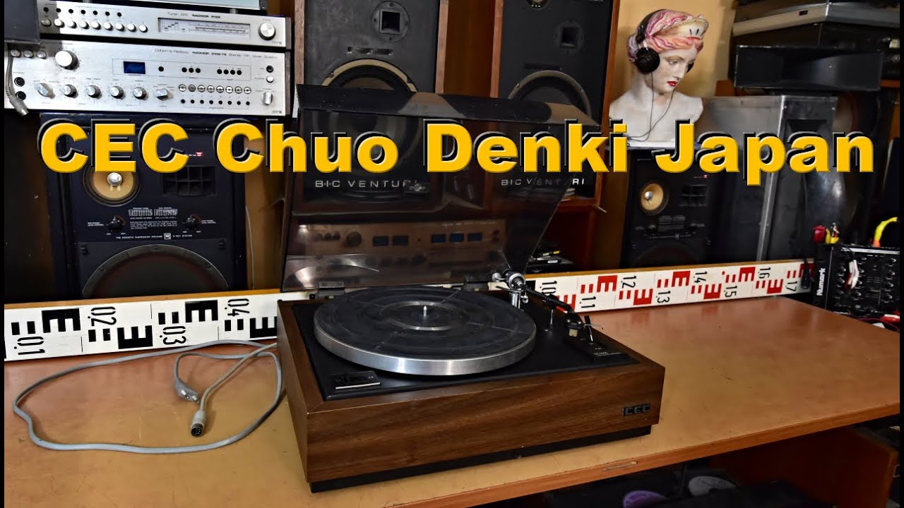 CEC BD 2000 precision turntable C.E.C. Chuo Denki JAPAN
