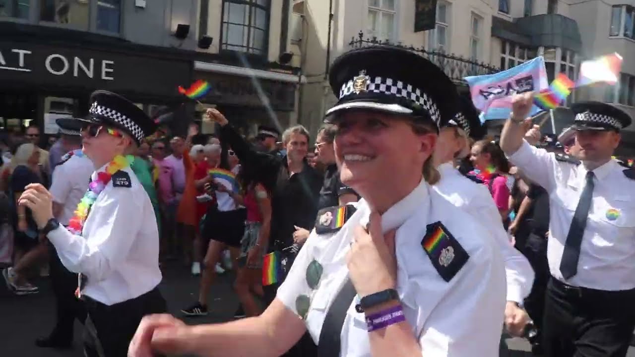 999 Emergency Services at Brighton Pride parade  2022