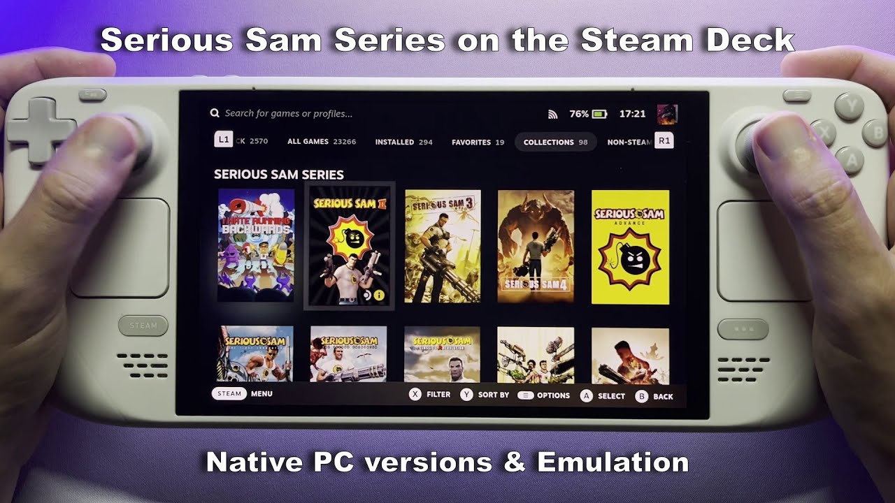 Serious Sam Series on the Steam Deck | 2001-2022