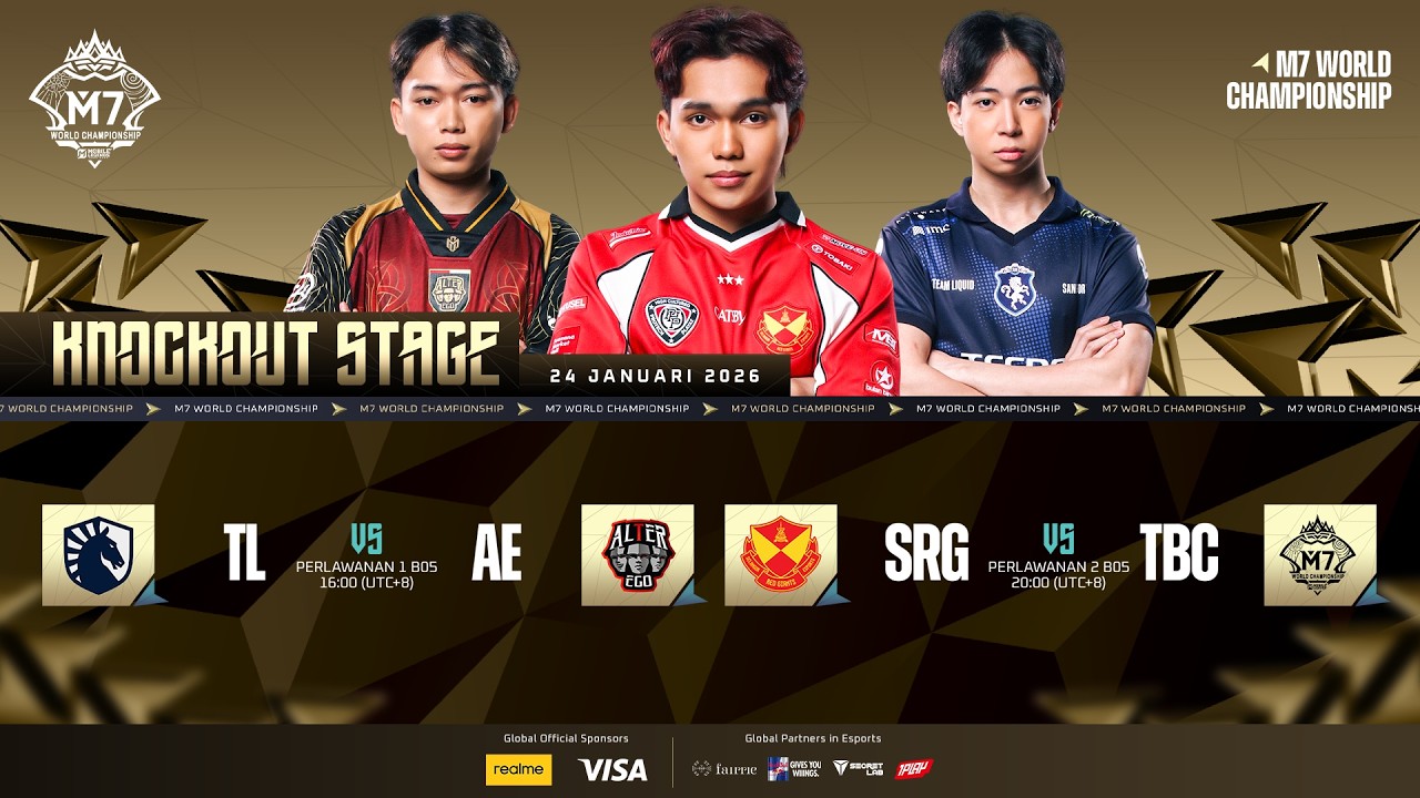 🔴 LIVE | KNOCKOUT STAGE HARI 5 | M7 World Championship | (BM)