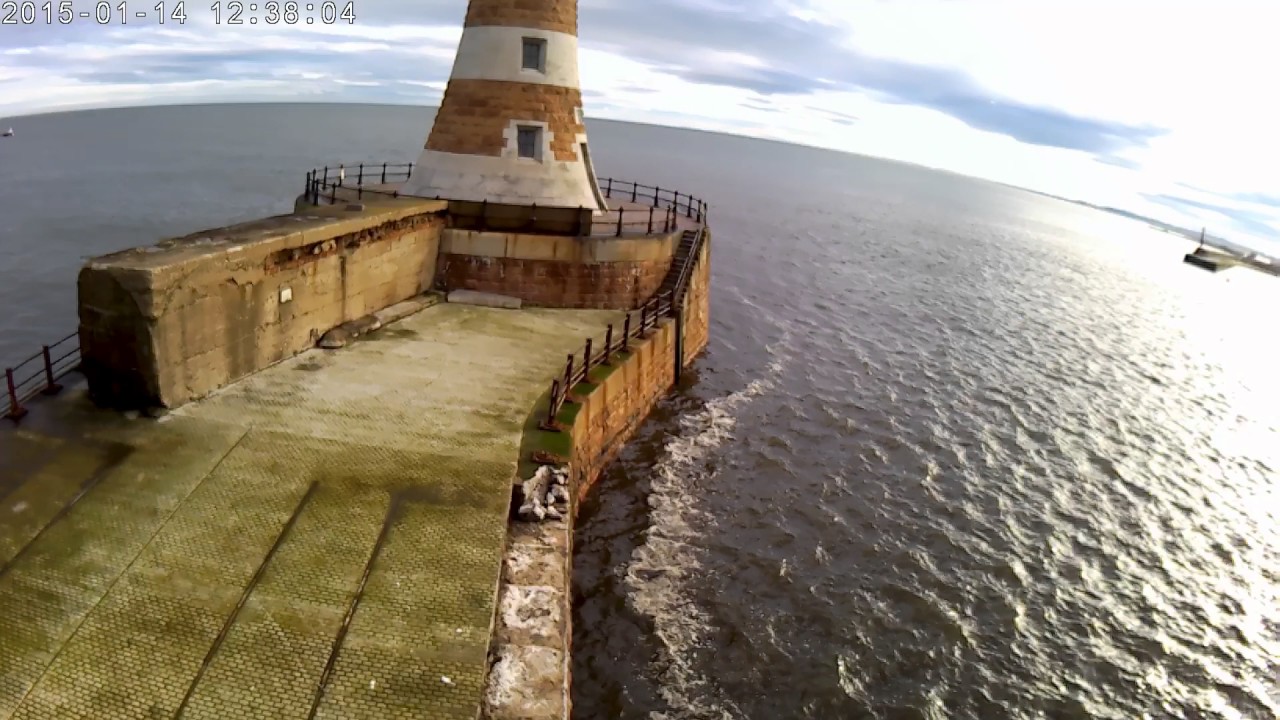 Roker pier damage 2016 dji phantom flight