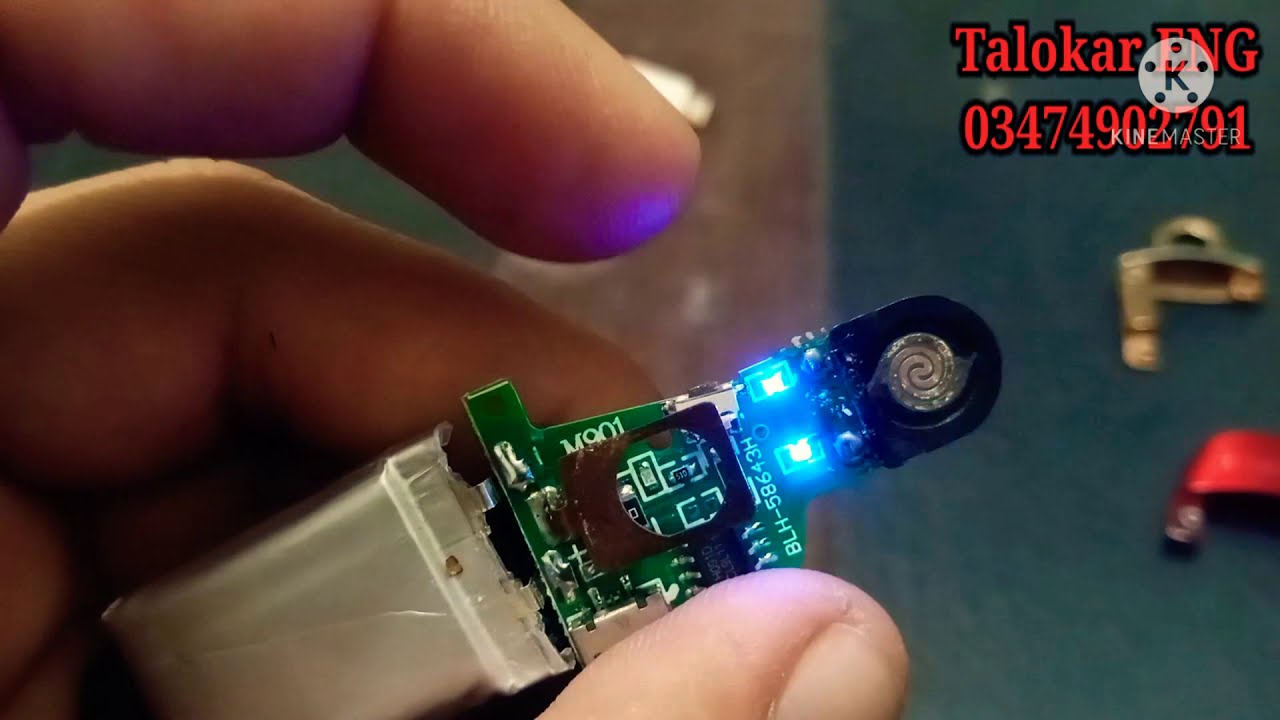 USB Electronic Touch Fingerprint Touch Sensor Lighter Repairing