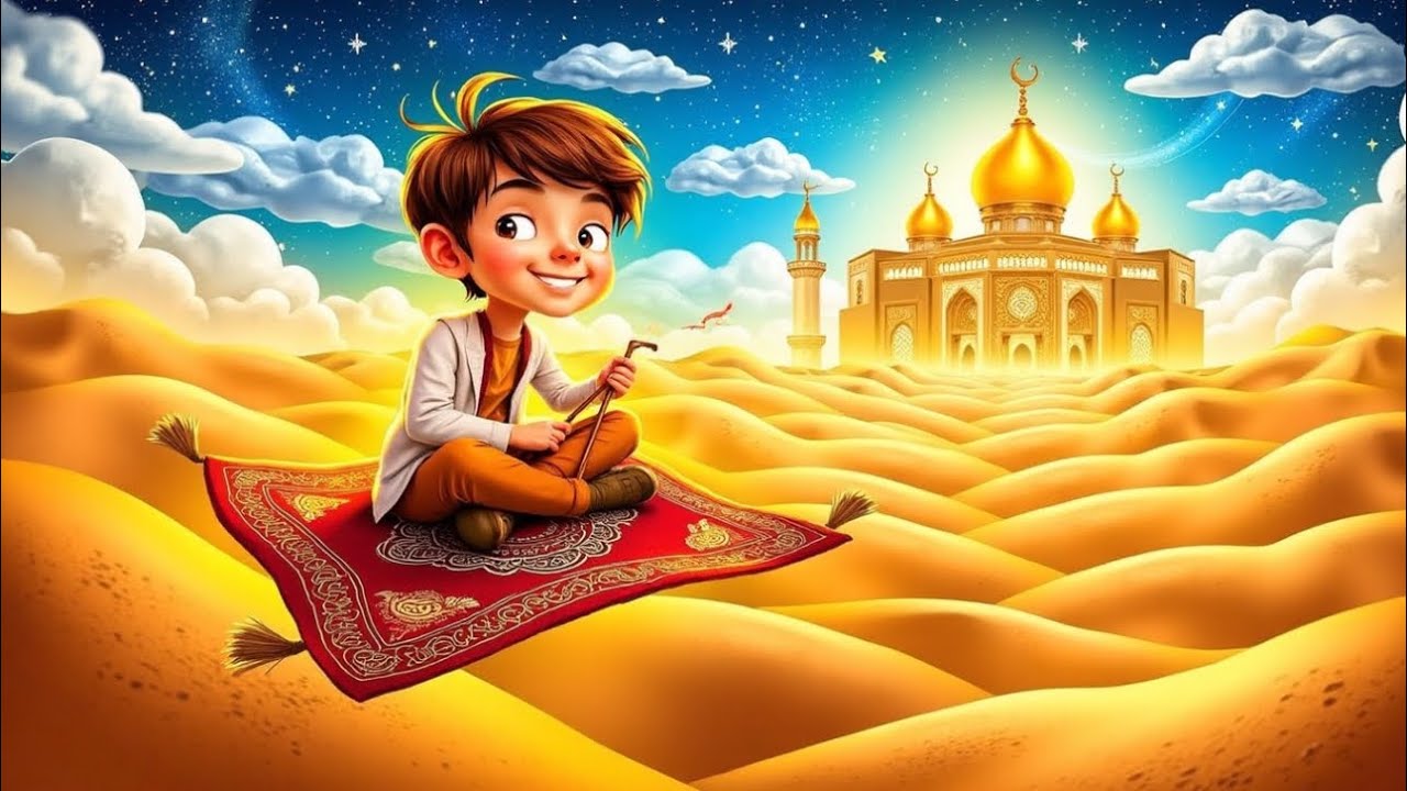 The Tale of the Flying Carpet and the Lost Kingdom | Alif Laila Story for Kids