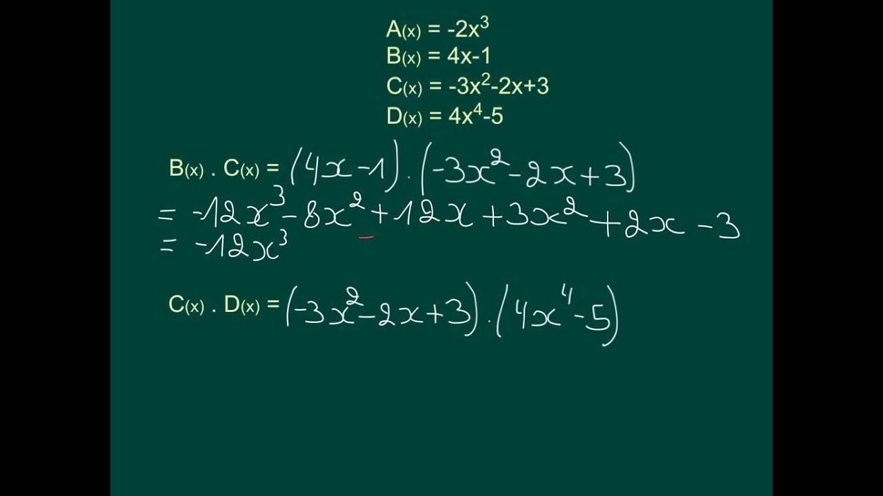 3.5.1 Multiplication de polynômes