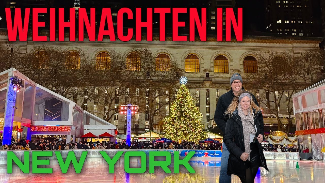 Weihnachten in NEW YORK CITY 🎄500% Christmas - TOP Sehenswürdigkeiten - Vlog 1 -  