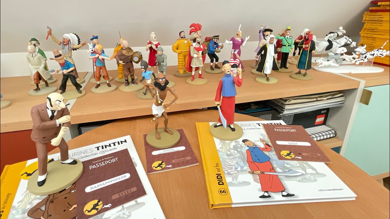 🪆Les figurines de Tintin et le Lotus bleu 🪷