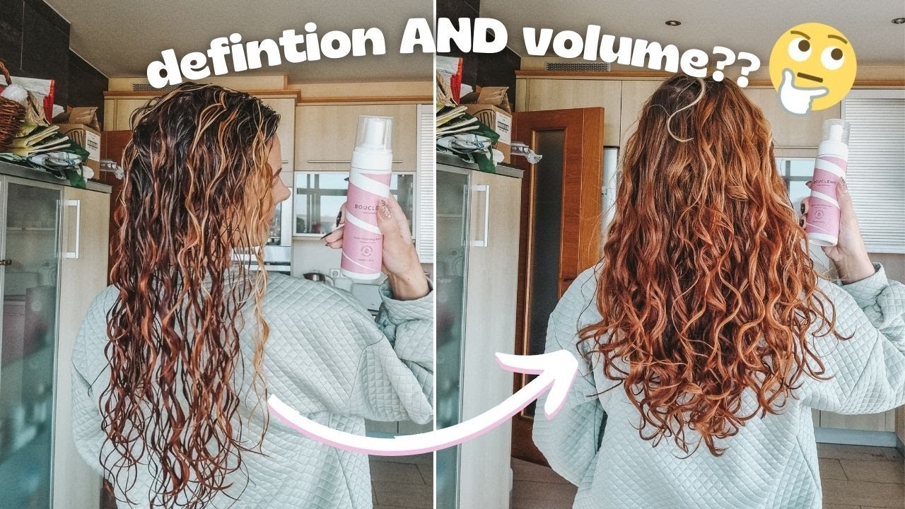 I tried styling my wavy hair with only foam...is it enough hold? 🤔 ~ ft bouclème foam