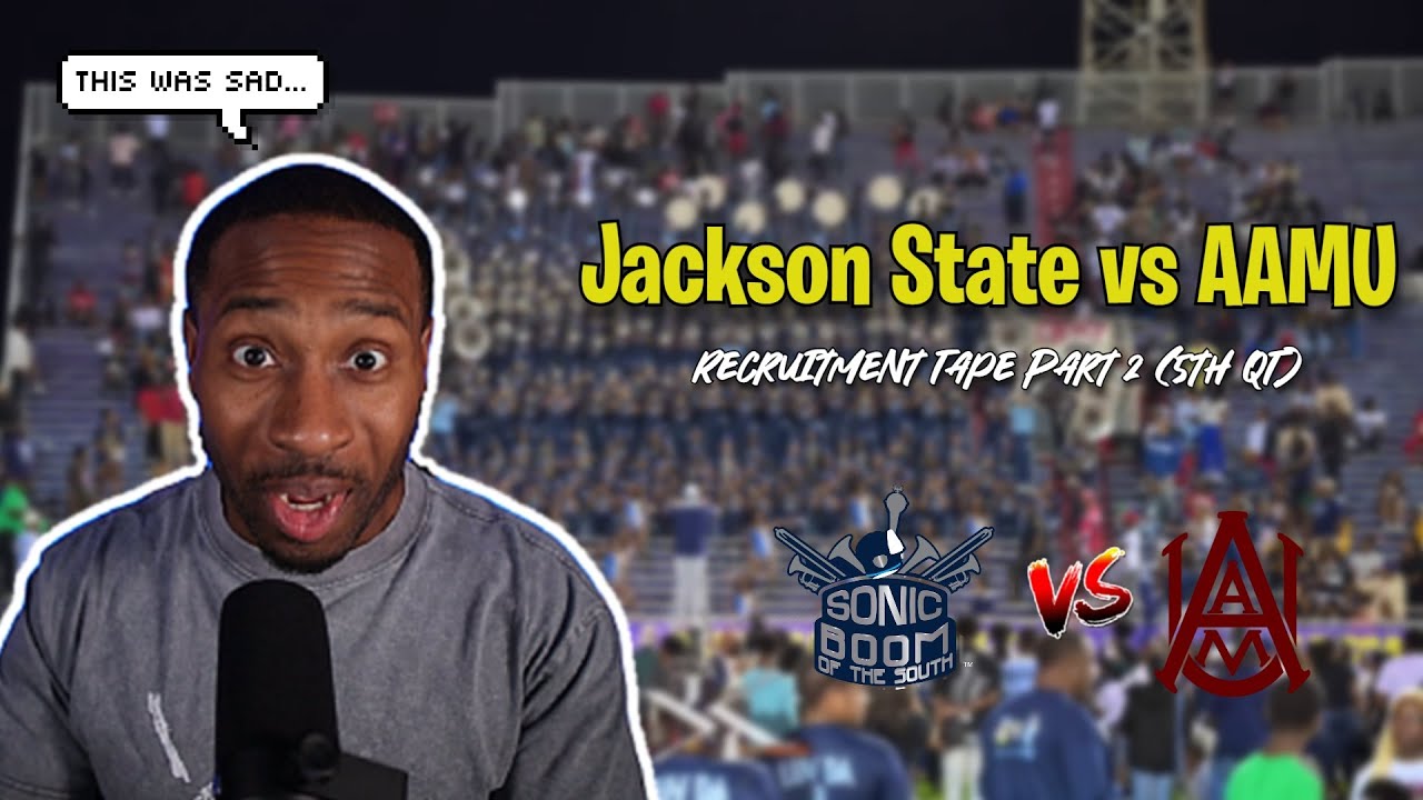 BandHead РЕАКЦИЯ на матч Jackson State против Alabama A&M | Gulf Coast Challenge | 5-й квартал (2...