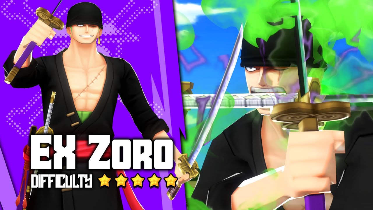 Полное руководство по игре EX ZORO — навыки, комбо и усиления с объяснениями! (One Piece Bounty R...