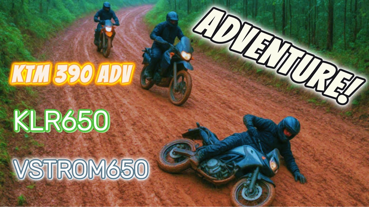 🏍️ ⭐️ KTM 390 ADVENTURE, KLR650 и VSTROM 650, ADVENTURE! Часто падаете?