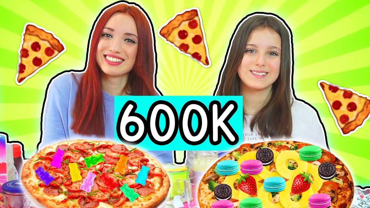 PIZZA Challenge con mia SORELLA - Speciale 600k