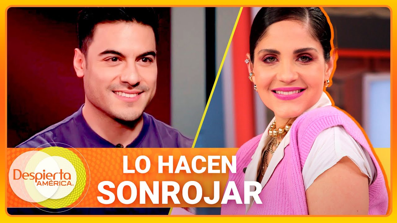 Carlos Rivera cuenta a quién se parece su hijo y termina sonrojado | Despierta América | 14 de nov