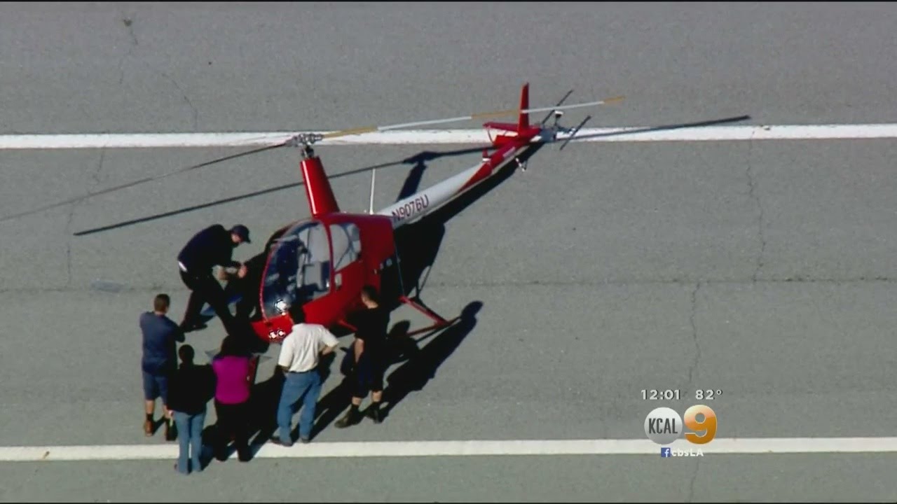 Student Practicing In Helicopter Crashes Near Riverside Municipal Airport