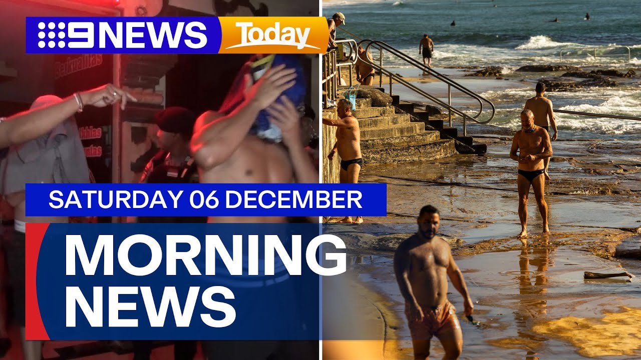 Sydney heatwave; Fourteen Australians arrested in Bali | 9 News Australia