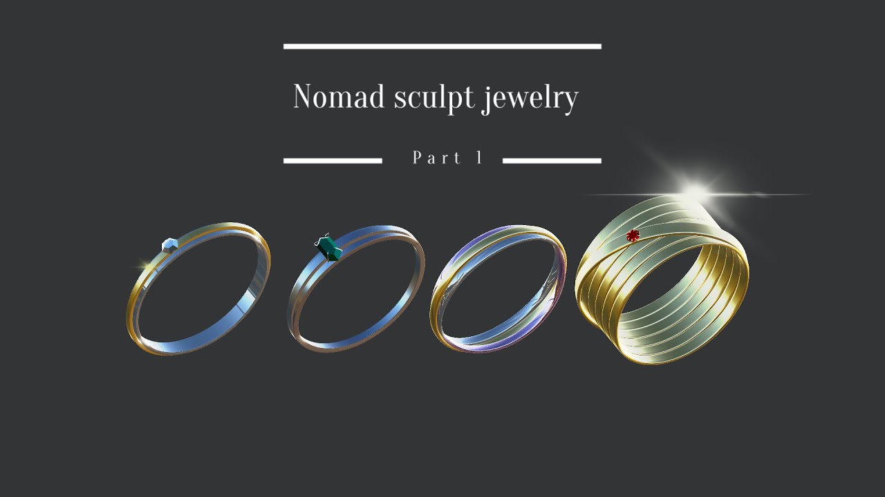 Nomad sculpt jewelry - part 1