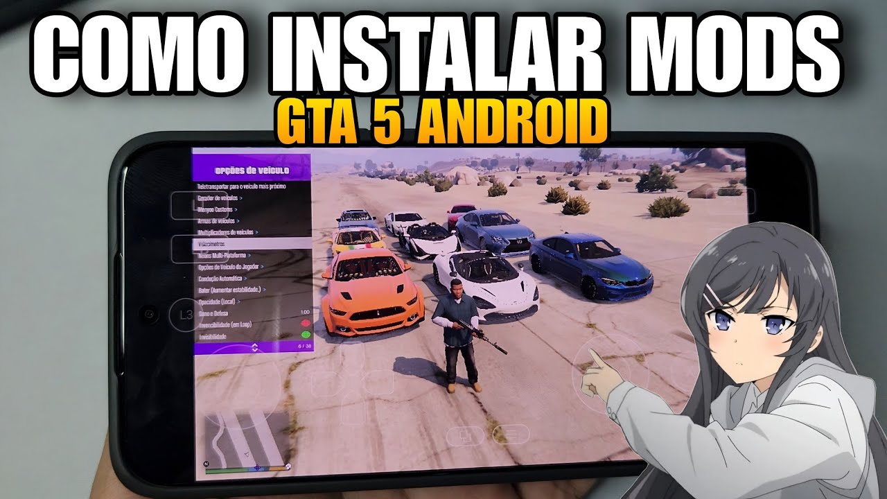 COMO INSTALAR MODS NO GTA 5 DE ANDROID TUTORIAL FÁCIL E SIMPLES NO CELULAR