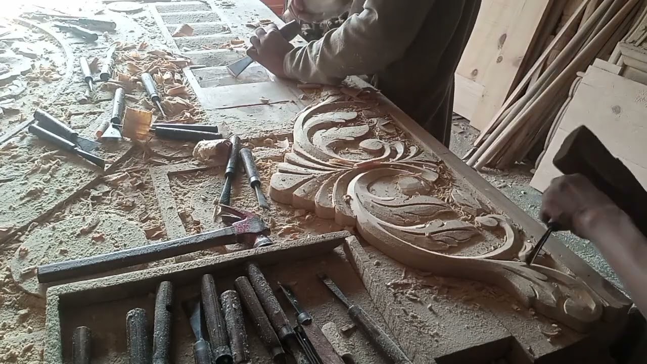 Little boy wood carving tricks with unique design ll wood carving arts l
