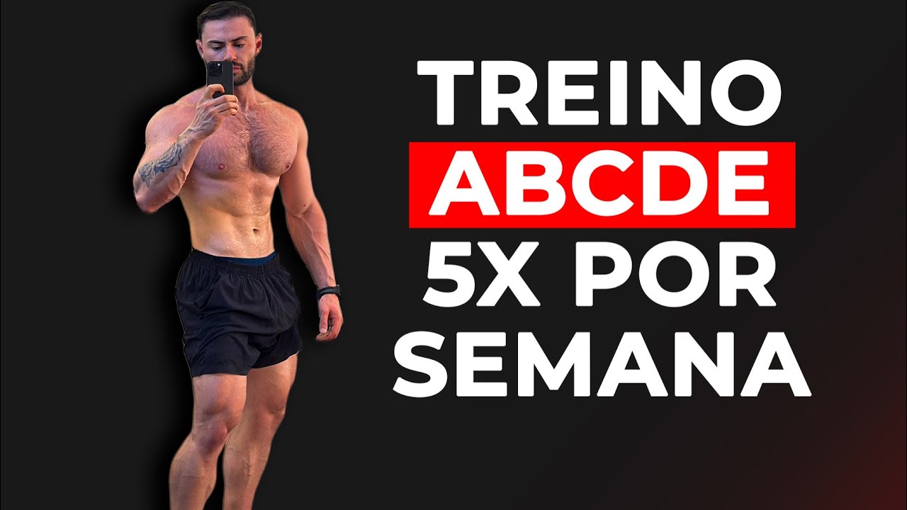 A MELHOR DIVISÃO DE TREINO PARA 5 DIAS NA SEMANA