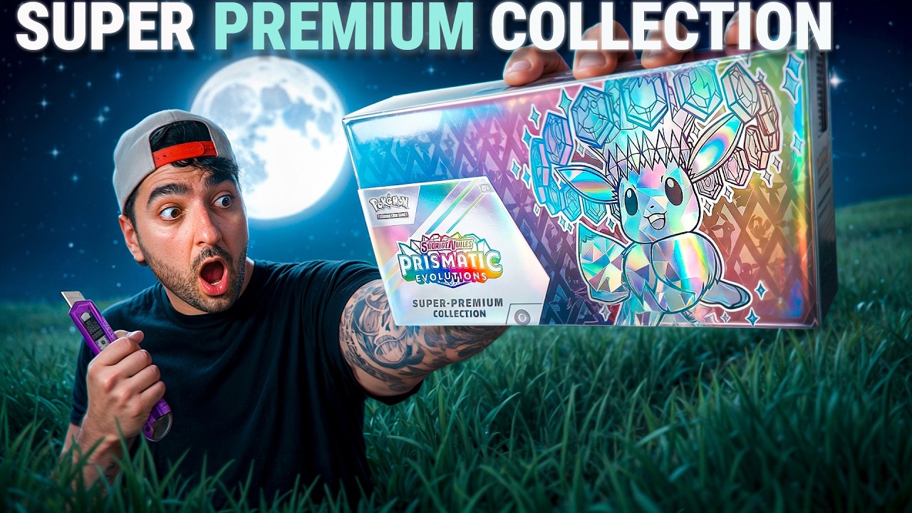 Распаковка коллекционного набора Pok&eacute;mon Prismatic Evolution Super Premium Collection Box