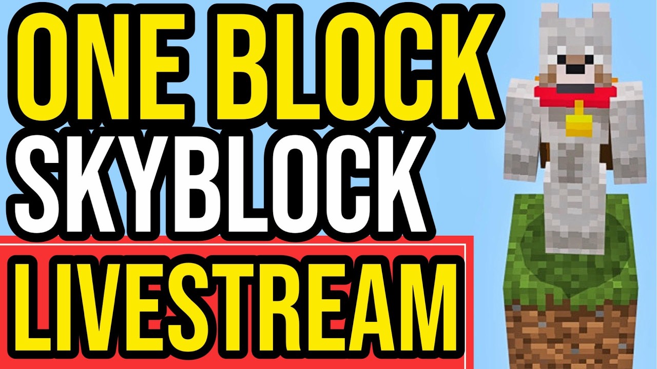 First Time Playing One Block SkyBlock In Minecraft- Whilst Reading All Chat! (Bedrock Edition)
