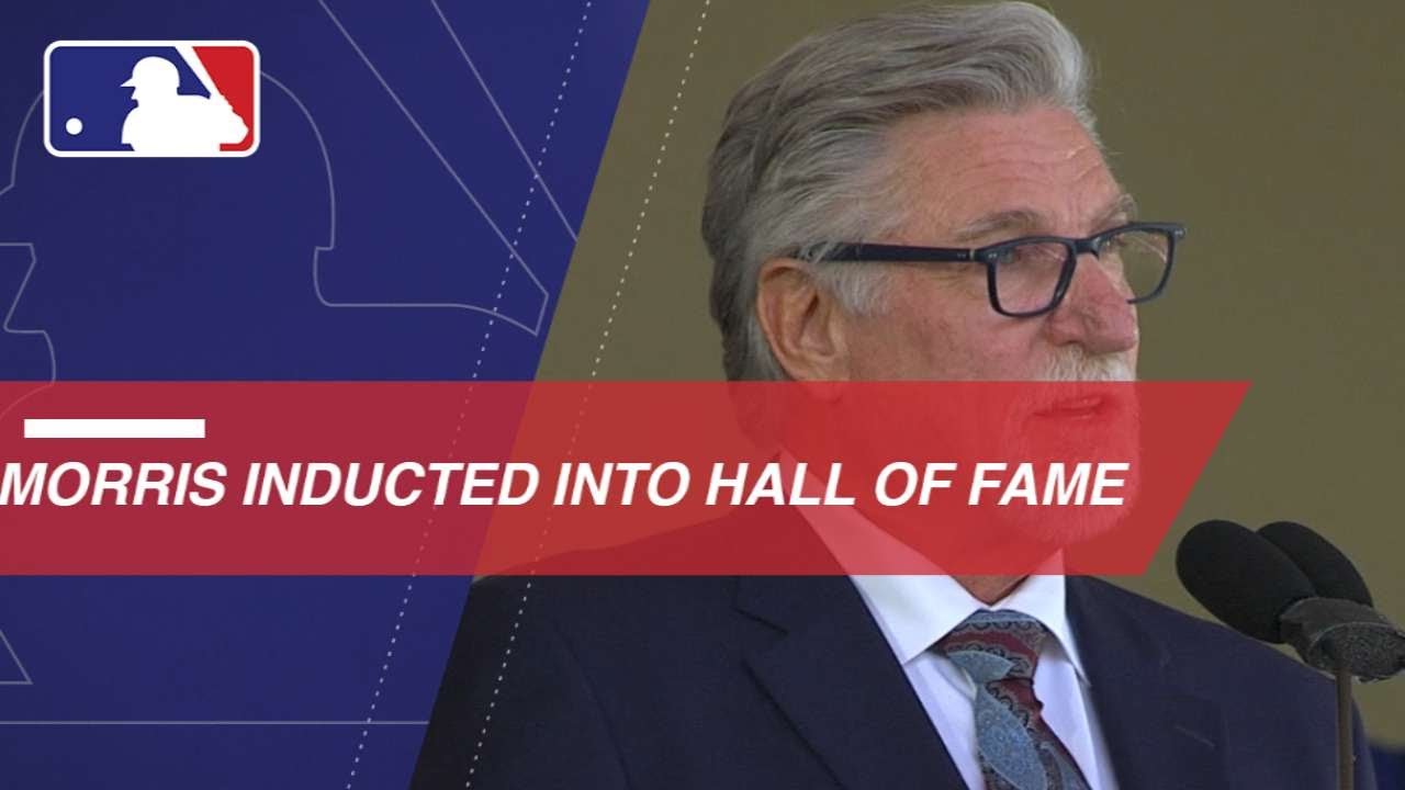 Jack Morris inducted into Hall of Fame