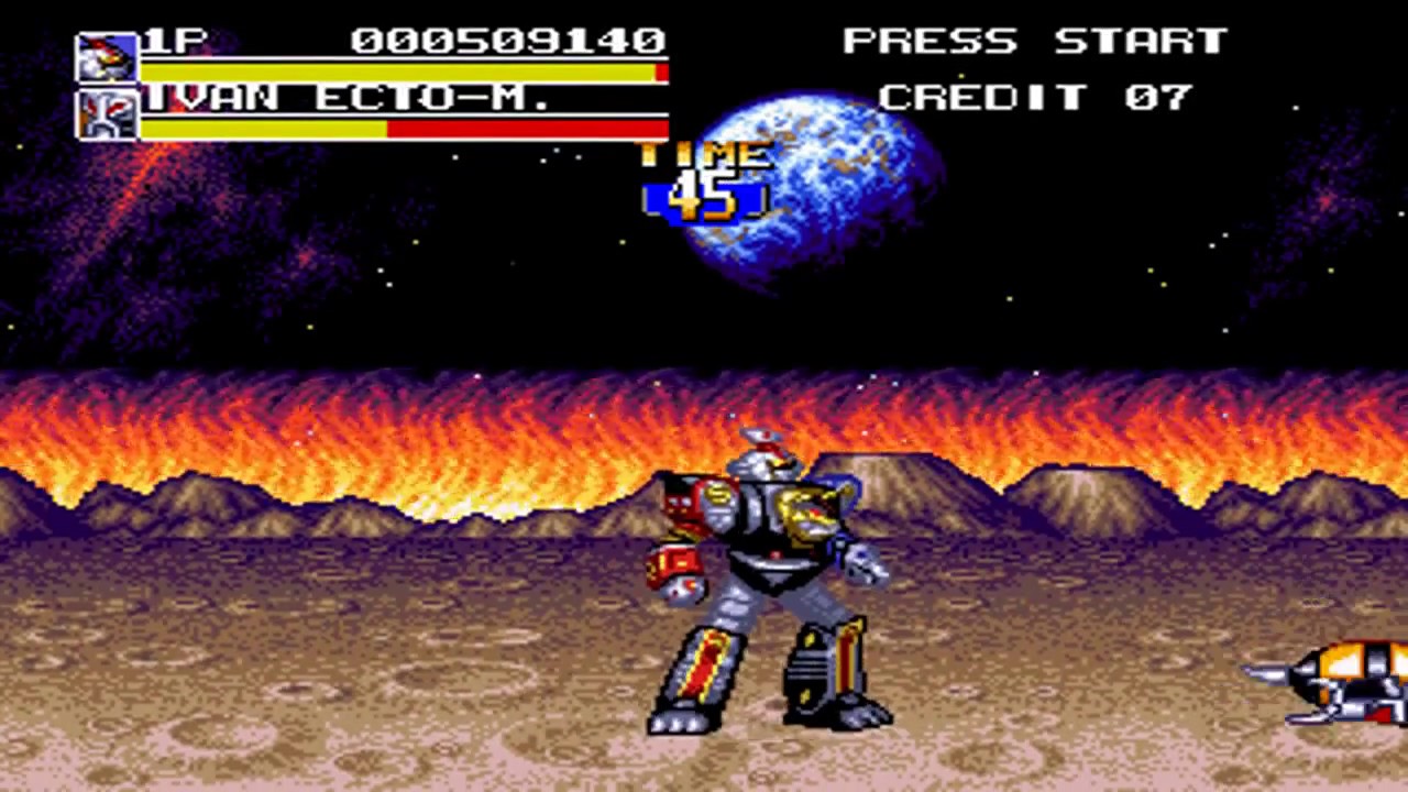 Mighty Morphin Power Rangers The Movie - Final Boss & Ending (Sega Genesis)