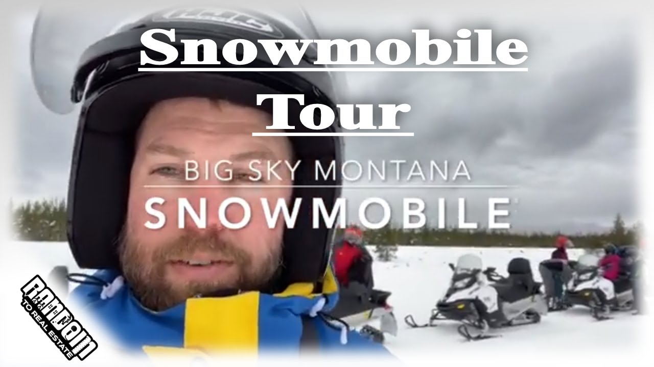 Big sky Montana Snowmobile tour
