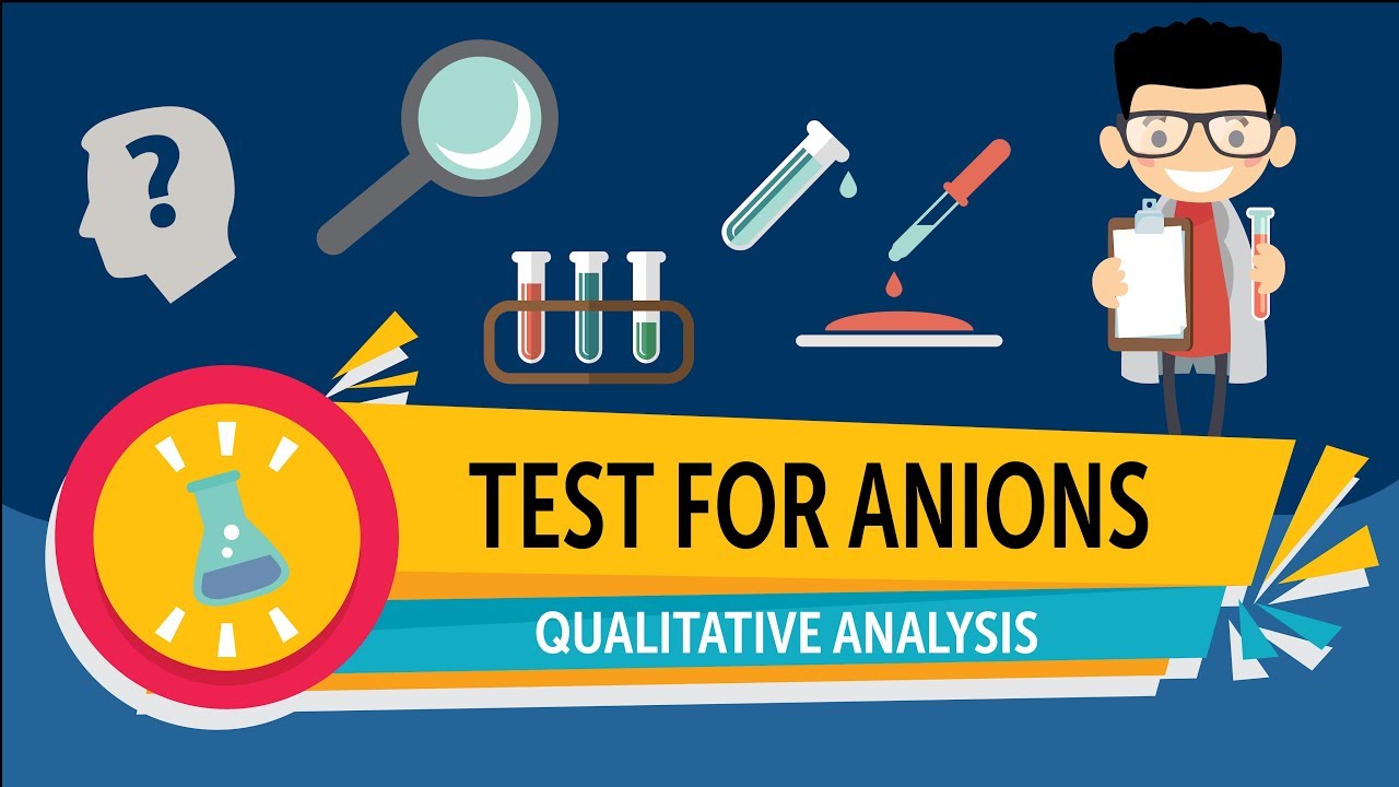 Qualitative Analysis | Test for Anions