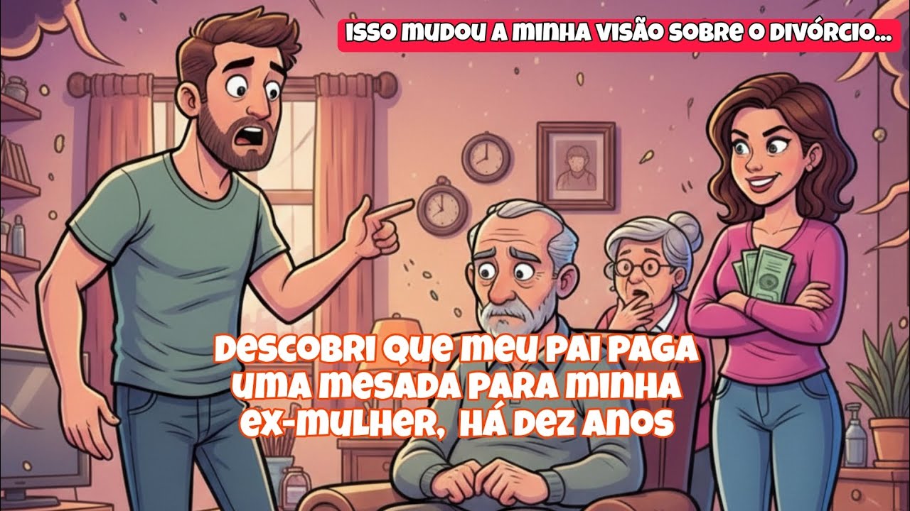 Descobri que meu pai paga uma mesada para minha ex-mulher há dez anos...