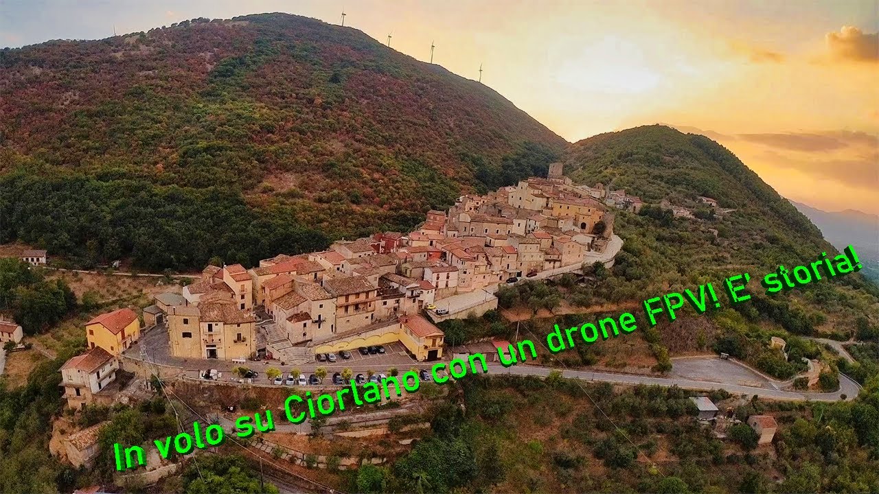 Storico volo su Ciorlano (CE) con un drone FPV!