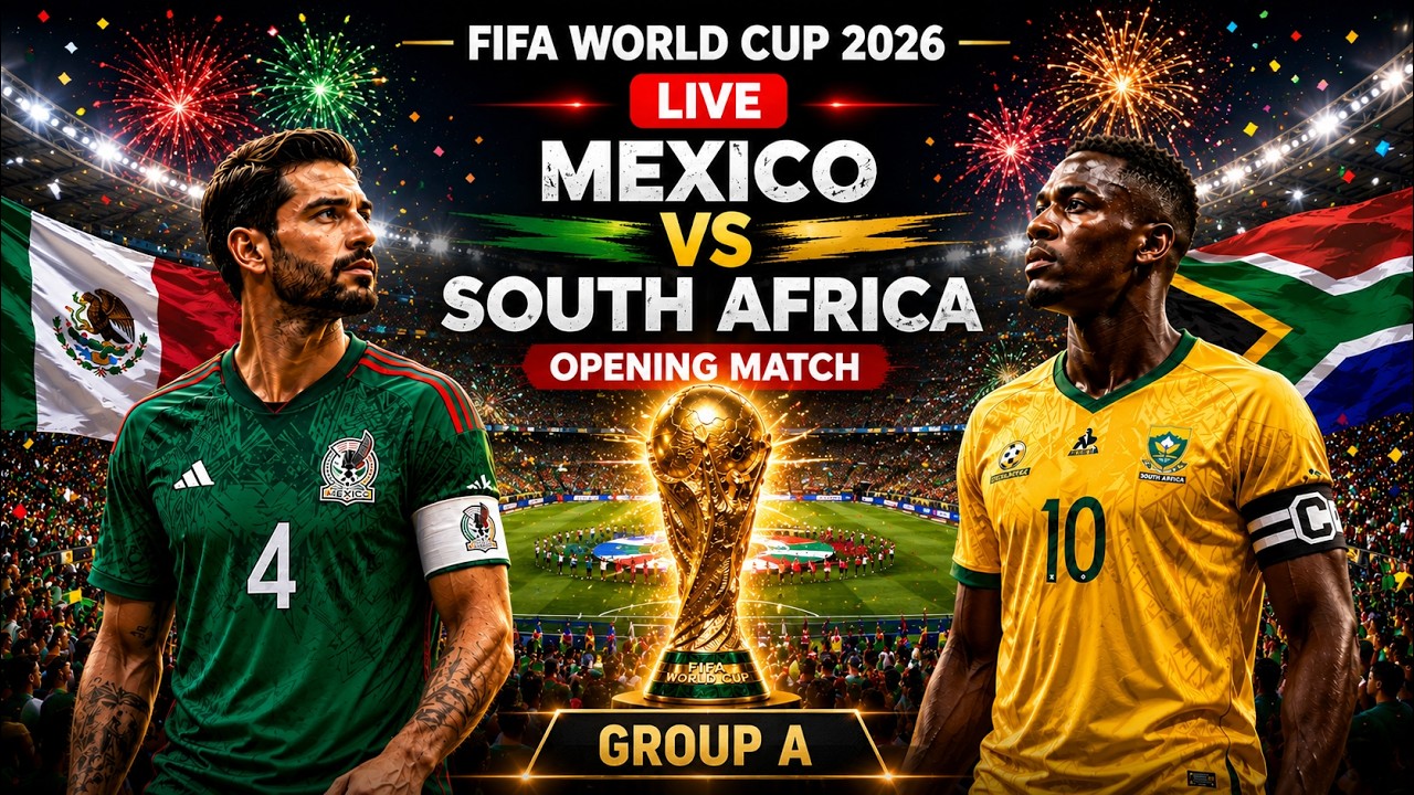 FIFA WORLD CUP 2026 LIVE | Mexico Vs South Africa | Opening Match | Estadio Azteca Stadium