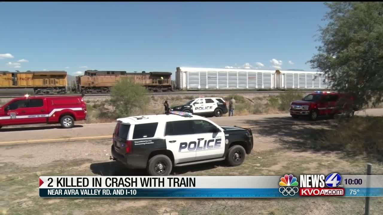 Police: 2 dead after train crashes into truck in Marana
