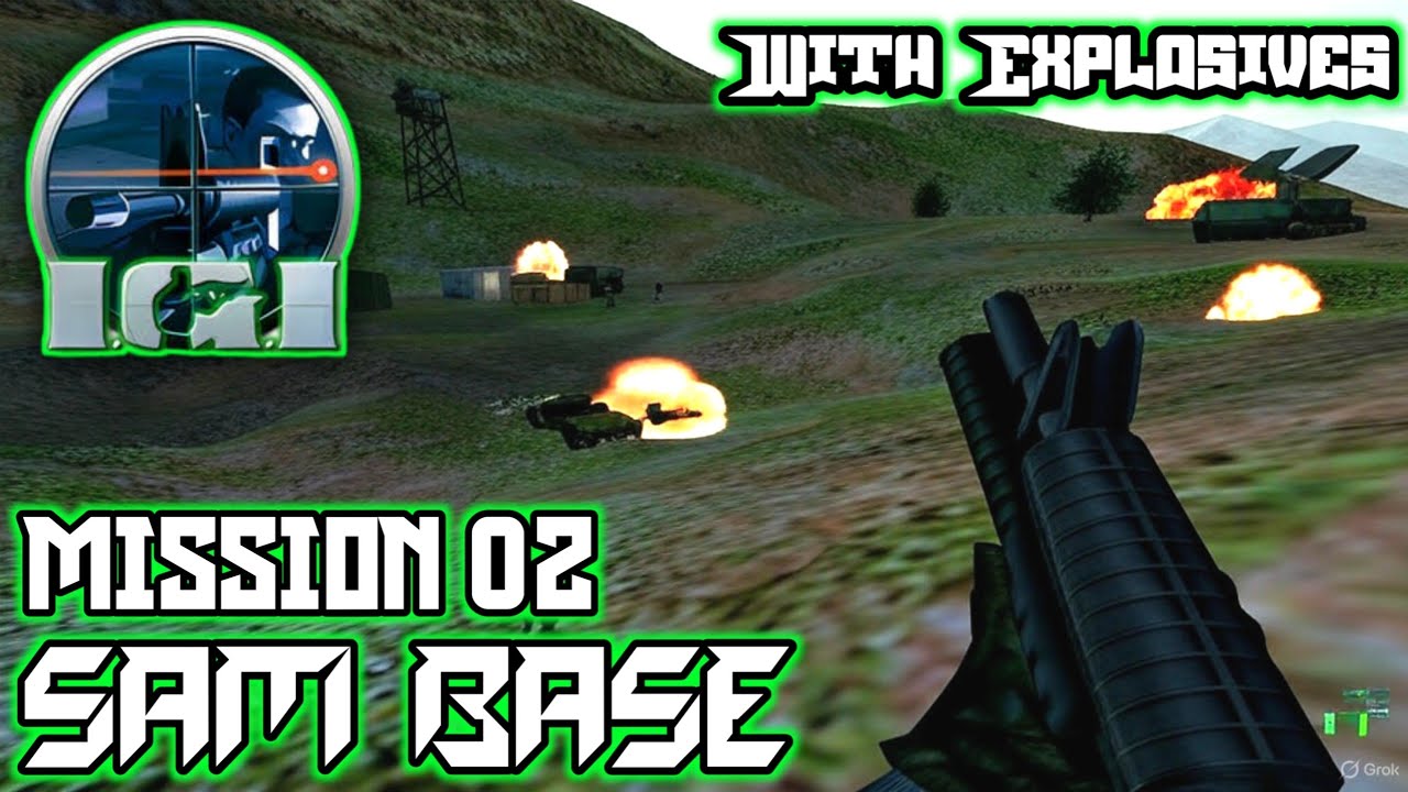 Project IGI mission 2 | With Explosives | SAM Base