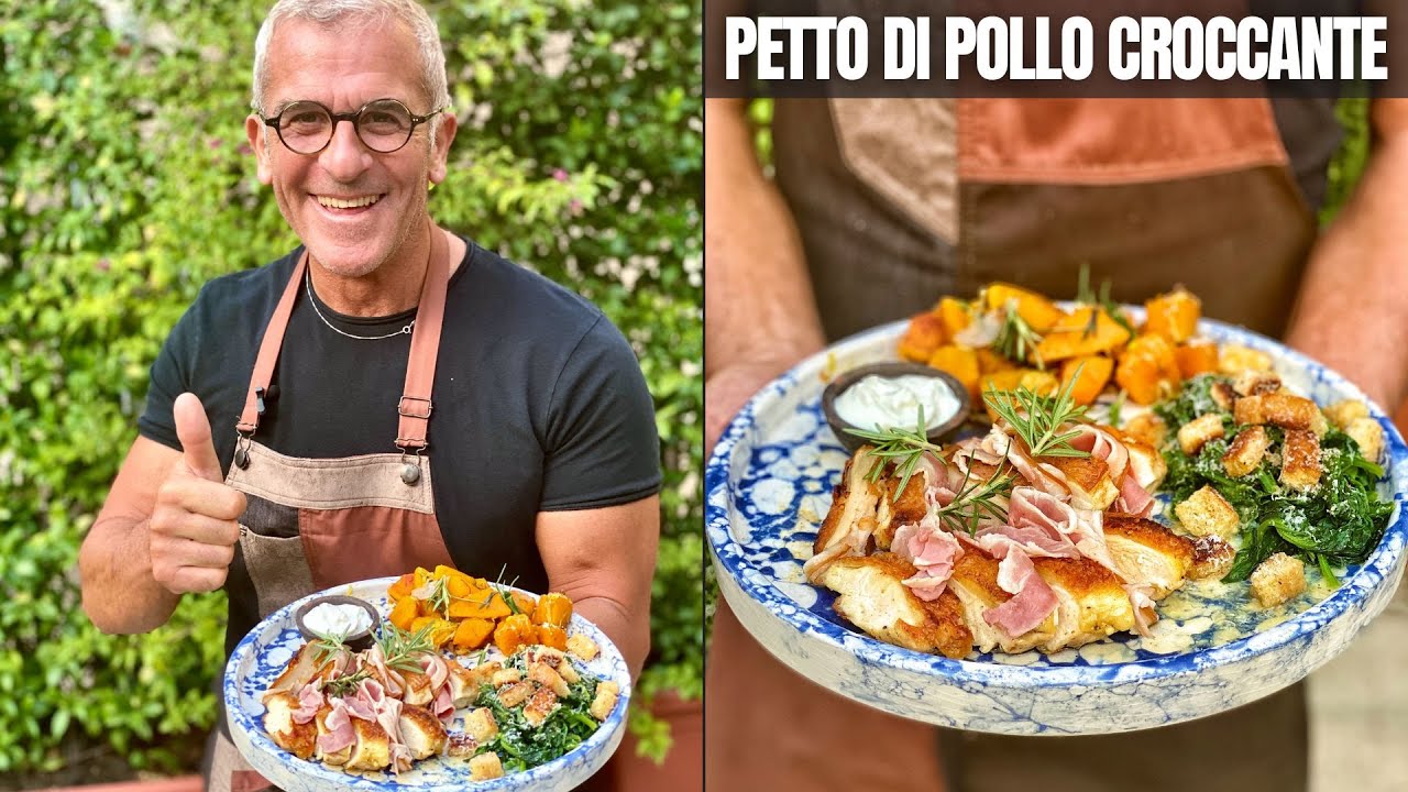 PETTO DI POLLO CROCCANTE IN PADELLA - Ricetta di Chef Max Mariola