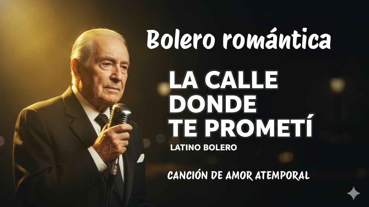 La Calle Donde Te Prometi, Bolero Romantico De Nostalgia, Cancion Triste Para Hombres, Latino Bolero