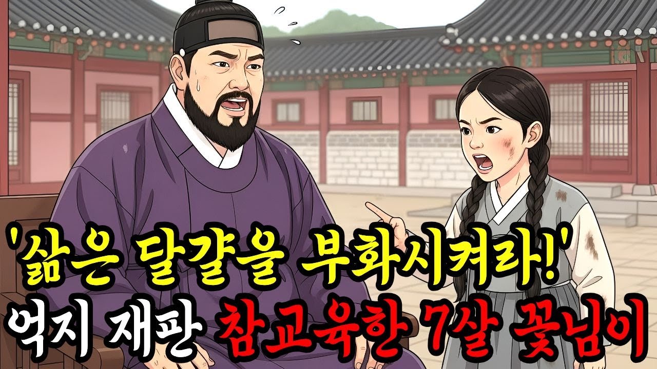 [인과응보] 억울하게 끌려간 아버지를 구한 꽃님이의 서슬 퍼런 반격, 탐관오리의 비참한 최후