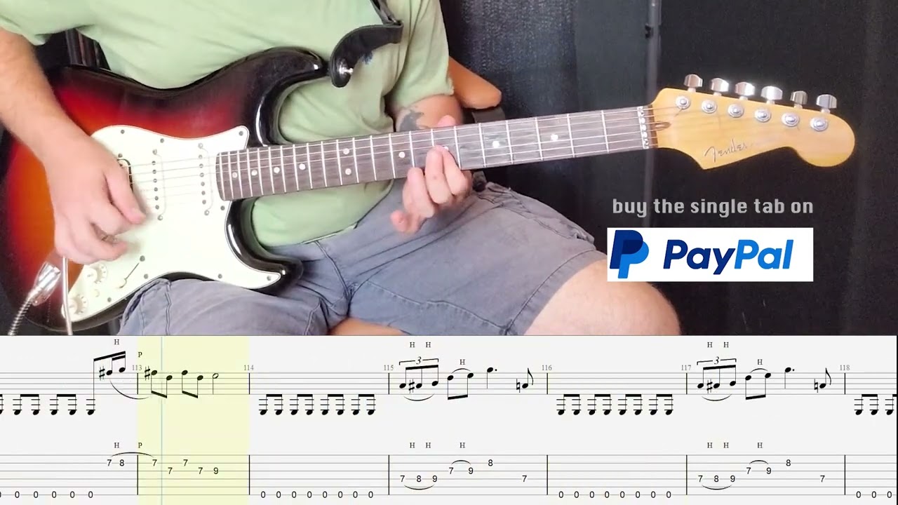 Wolfmother - Victorious GUITAR COVER + PLAY ALONG TAB + SCORE