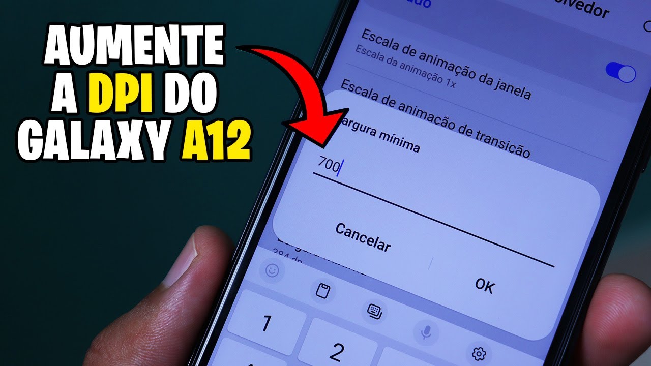 Como Aumentar a DPI do Galaxy A12