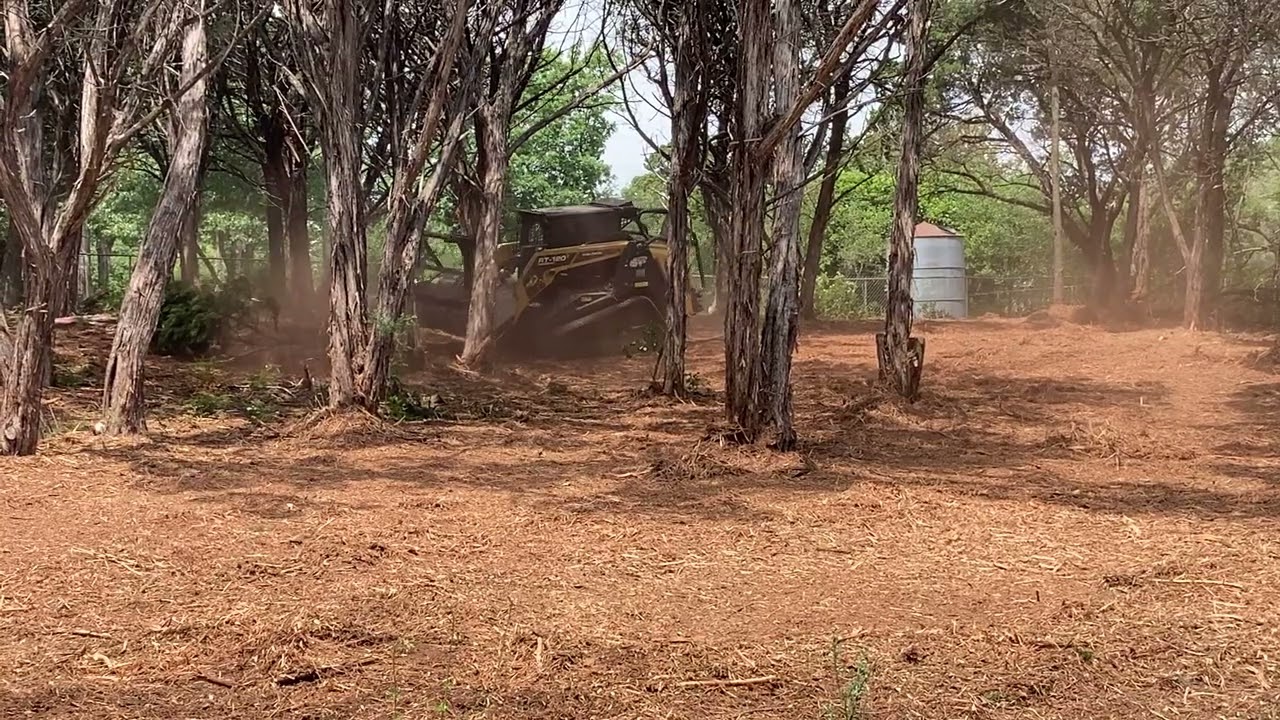 Forest Mulching is a powerful machine—either a dedicated tractor or an attachment for a skid steer