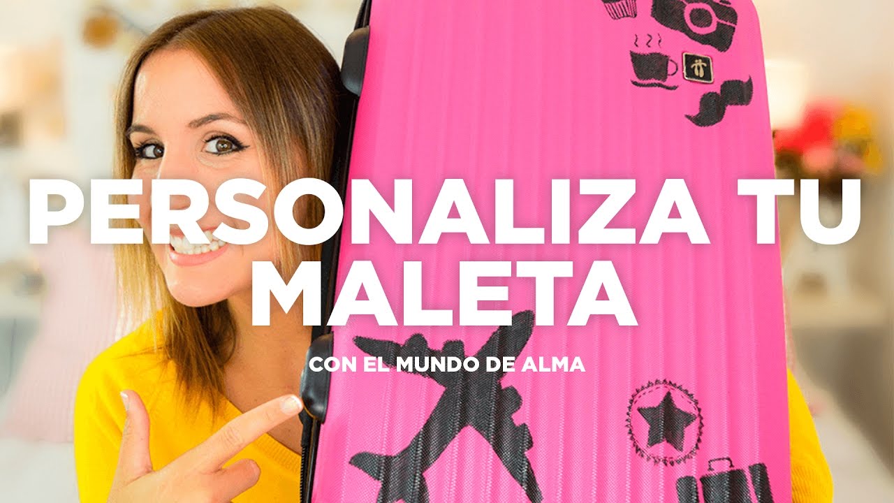Personaliza tu maleta con El Mundo de Alma | #TOTTOfriends