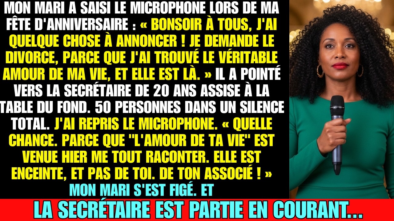 Mon mari au micro : « Je divorce ! Je préfère ma secrétaire ! » J'ai révélé son secret…