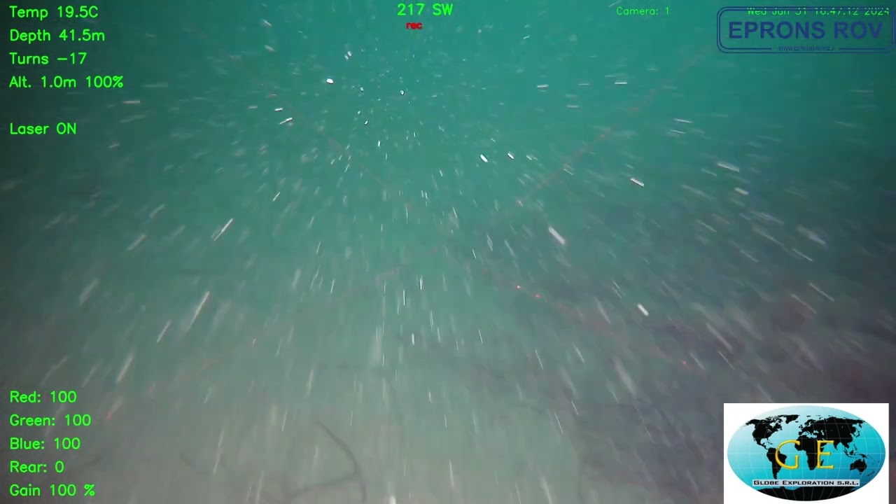ROV D500 discovers part of Roman era anchor