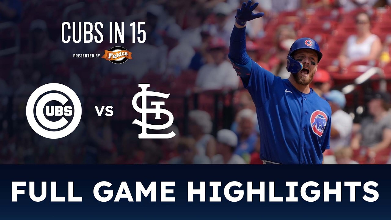 Chicago Cubs vs. St. Louis Cardinals | MLB Highlights (7/30/2026)