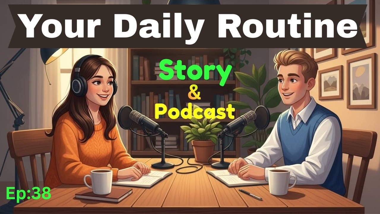 How to Talk About Your Daily Routine in English | Simple Conversation Practice