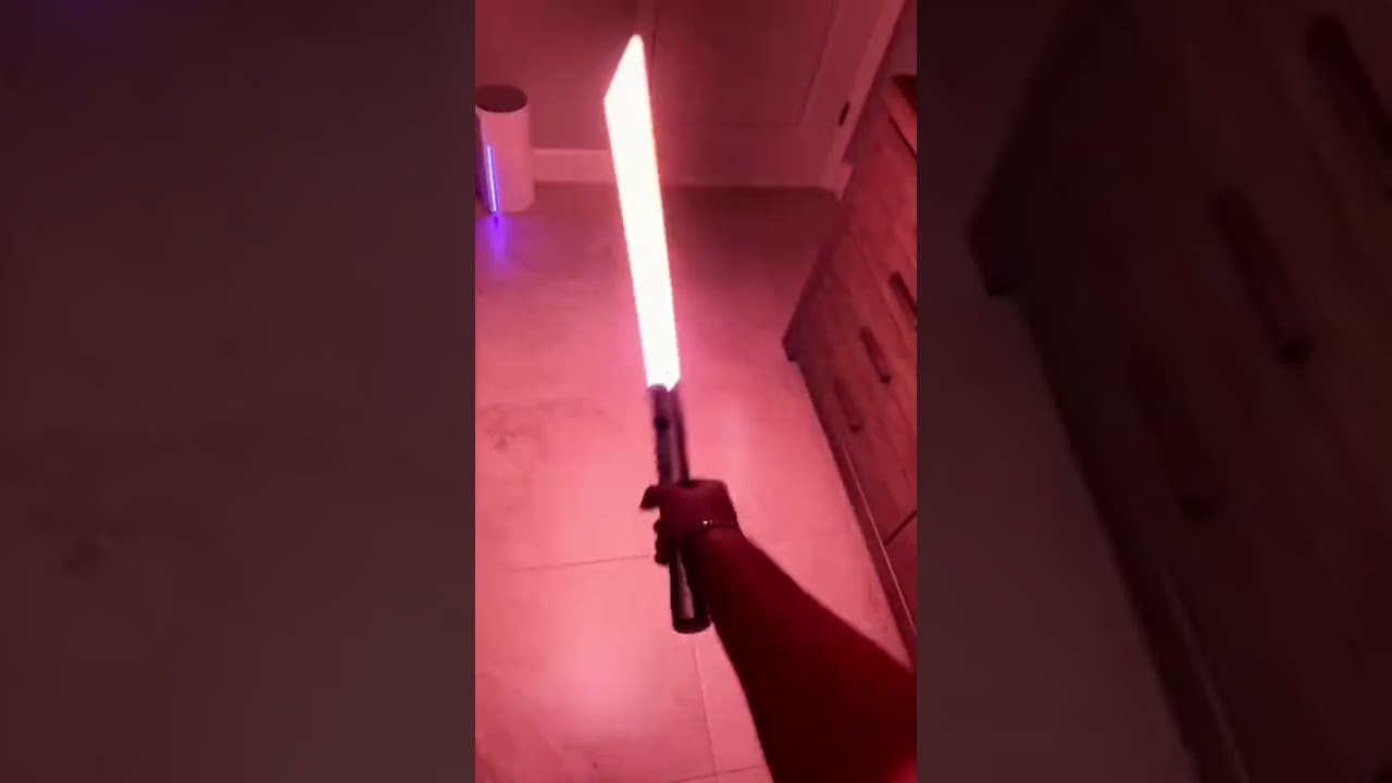 This lightsaber is so REALISTIC!!!!