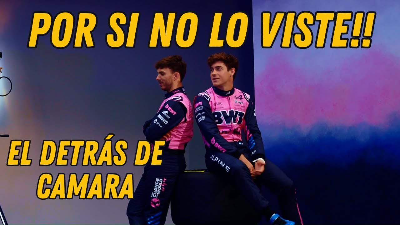 🚨POR SI NO LO VISTE!🚨  EL DETRÁS DE CÁMARA DE LA SESIÓN DE FOTO DE FRANCO COLAPINTO Y PIERRE GASLY